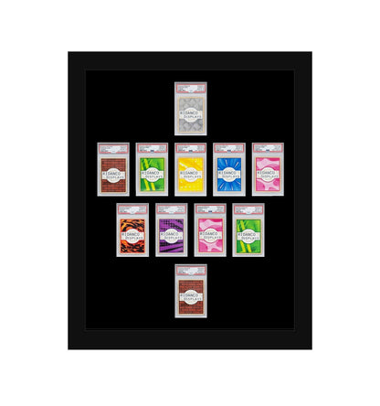 11 (4-5-1) Graded Card Football Formation Slab Frame | Plain