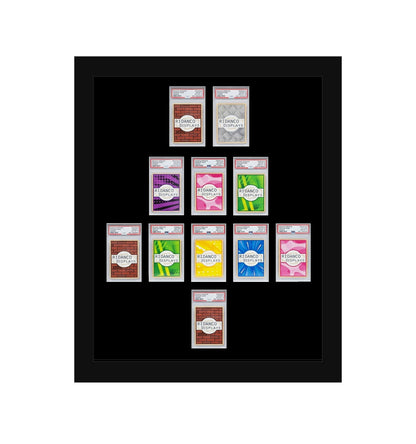 11 (5-3-2) Graded Card Football Formation Slab Frame | Plain