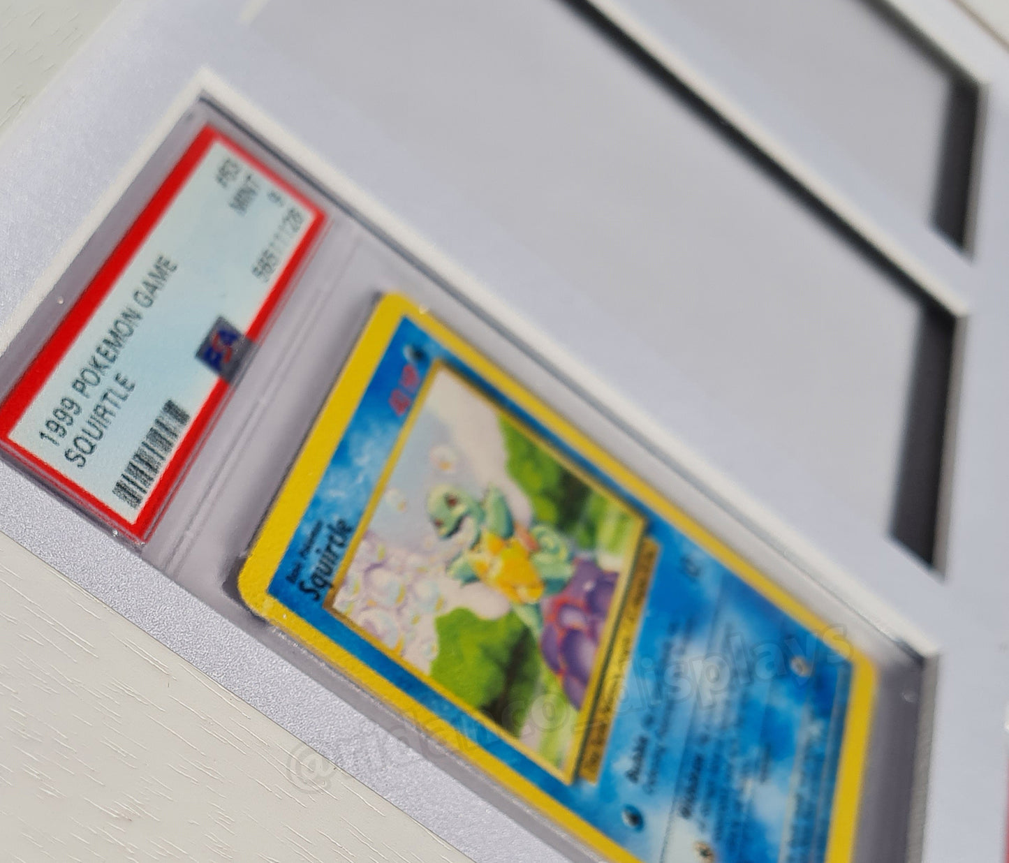 3 Graded Trading Card Slab Frame | White, 22x22mm