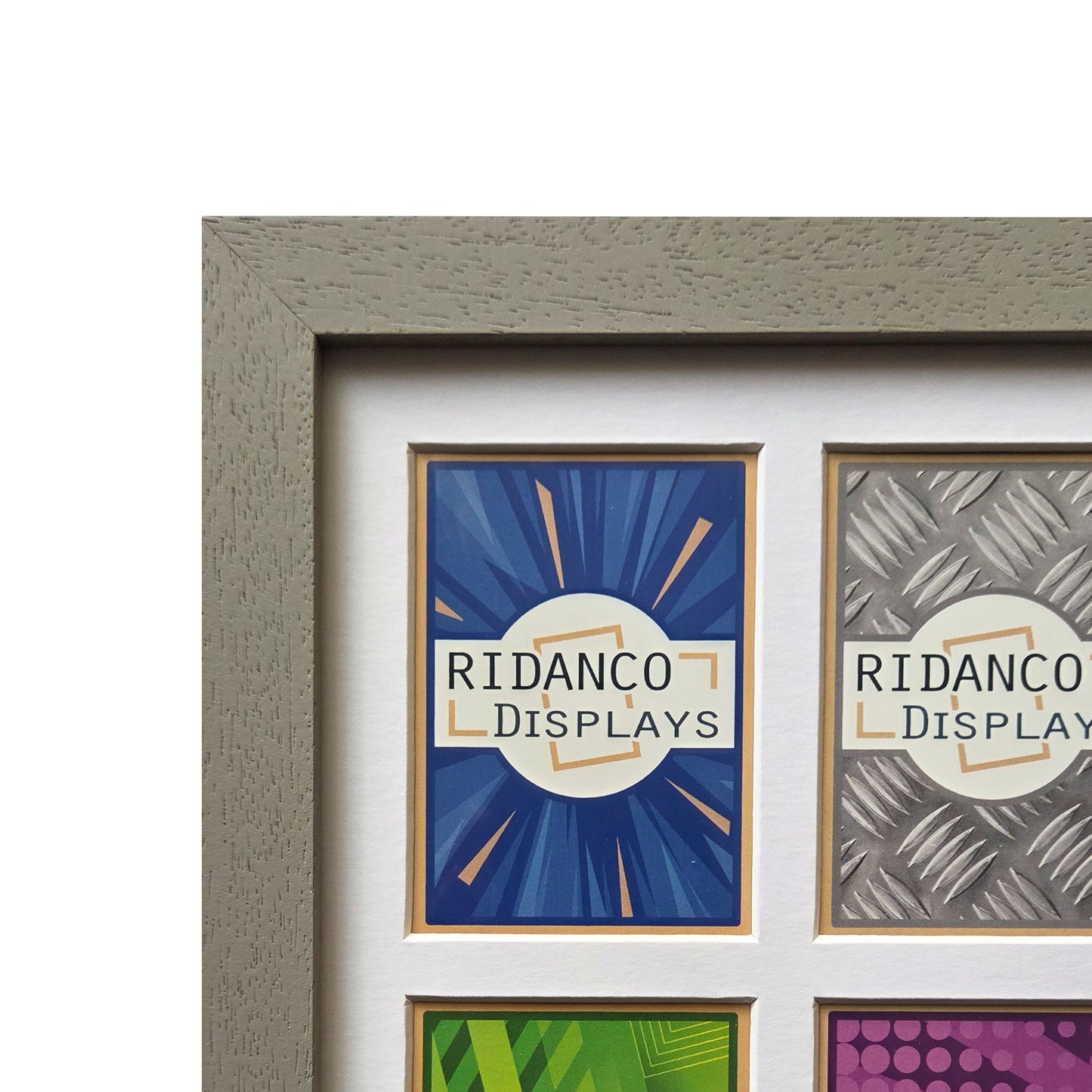 25 Raw Trading Card Display Frame | Grey