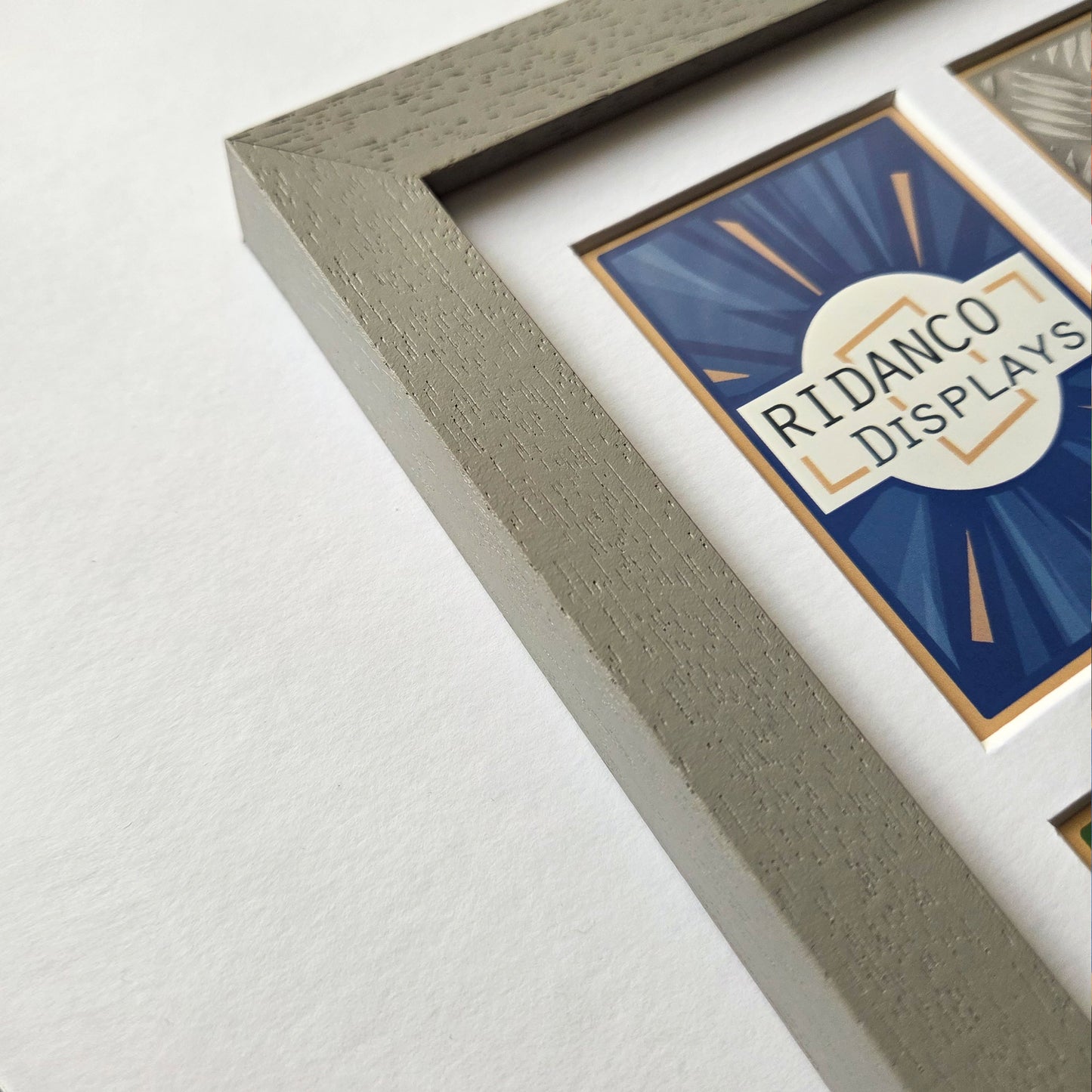 25 Raw Trading Card Display Frame | Grey