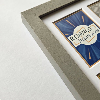 25 Raw Trading Card Display Frame | Grey