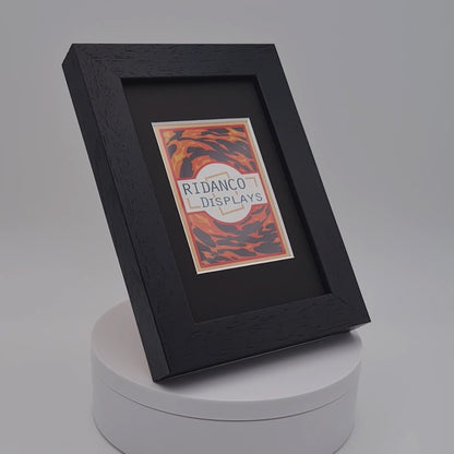 1 Raw Trading Card Display Frame | Black, 22x22mm