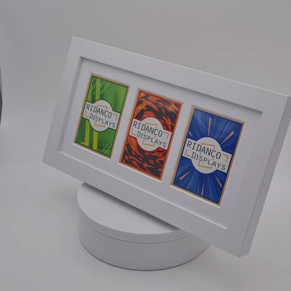 3 Raw Trading Card Display Frame | White, 22x22mm