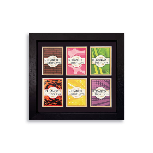 6 Raw Trading Card Display Frame | Black