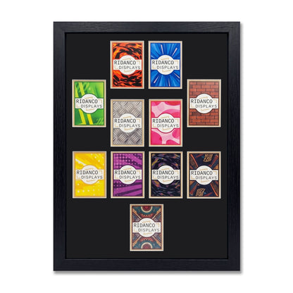 11 (4-2-2-2) Football Formation Raw Card Display Frame | Plain | 22x22mm