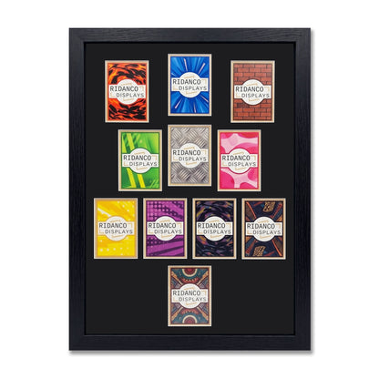 11 (4-3-3 CAM) Football Formation Raw Card Display Frame | Plain | 22x22mm