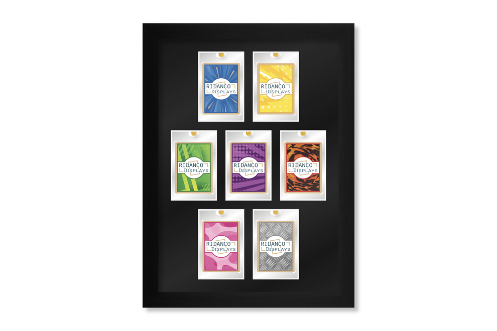 7 (2+3+2) Magnetic (One-Touch) Cases Frame | Black – Ridanco Displays