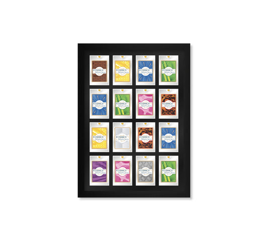 16 (4x4) Magnetic (One-Touch) Cases Frame | Black