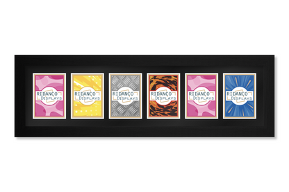 6 (1x6) Raw Trading Card Display Frame | Black