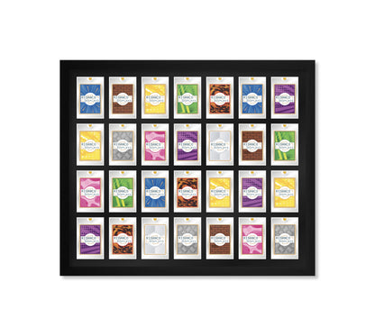 28 (7x4) Magnetic (One-Touch) Cases Frame | Black