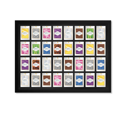 32 (8x4) Magnetic (One-Touch) Cases Frame | Black