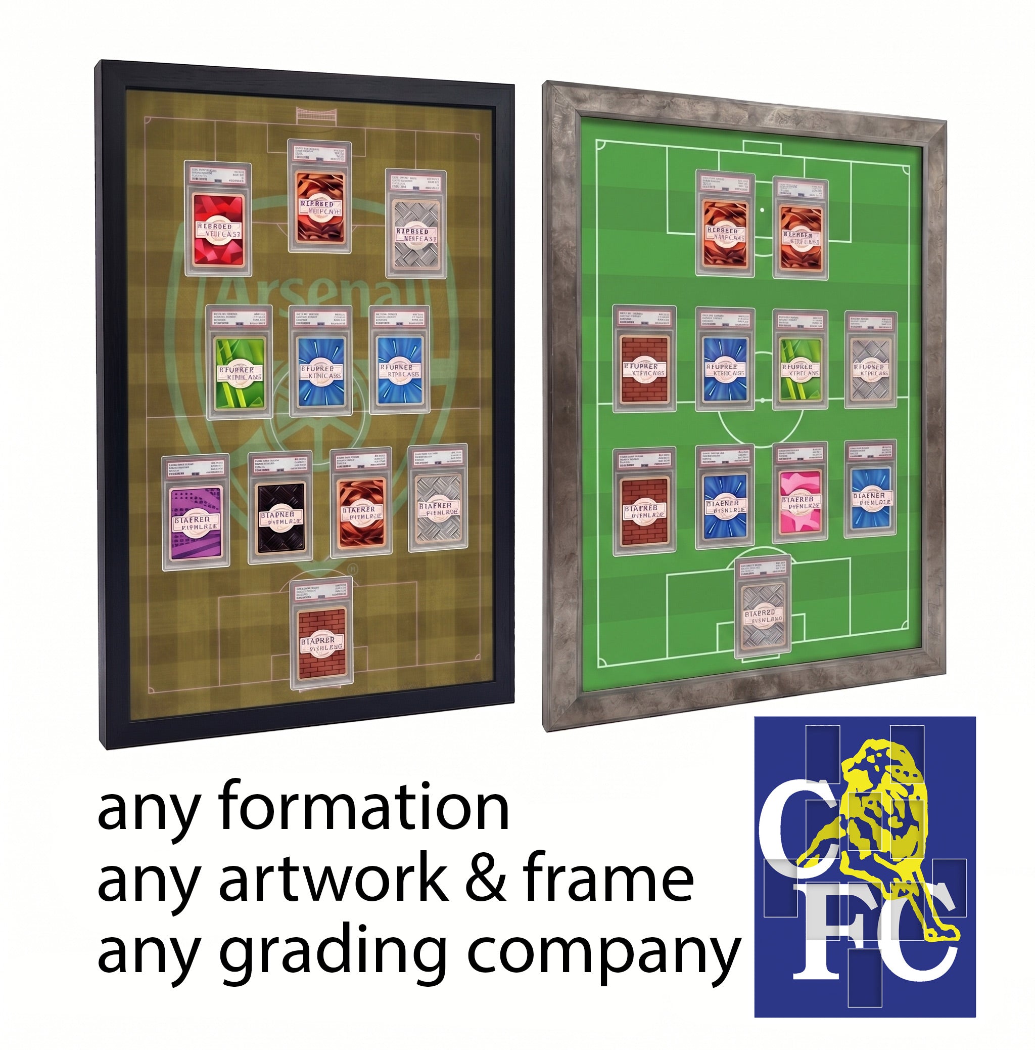Football Team Lineup Card Display Frames – Ridanco Displays