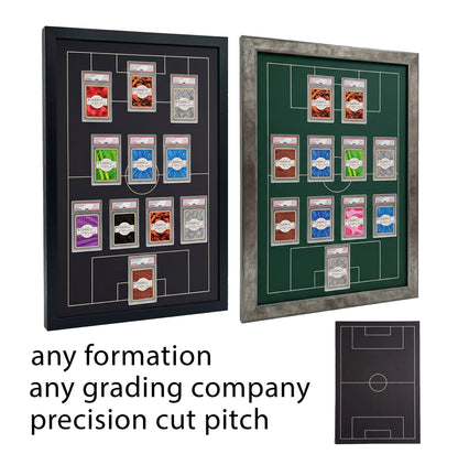 11 Graded Card Slab Frame Frame | Football Pitch Mount | Various Colours