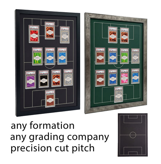 11 Graded Card Slab Frame Frame | Football Pitch Mount | Various Colours