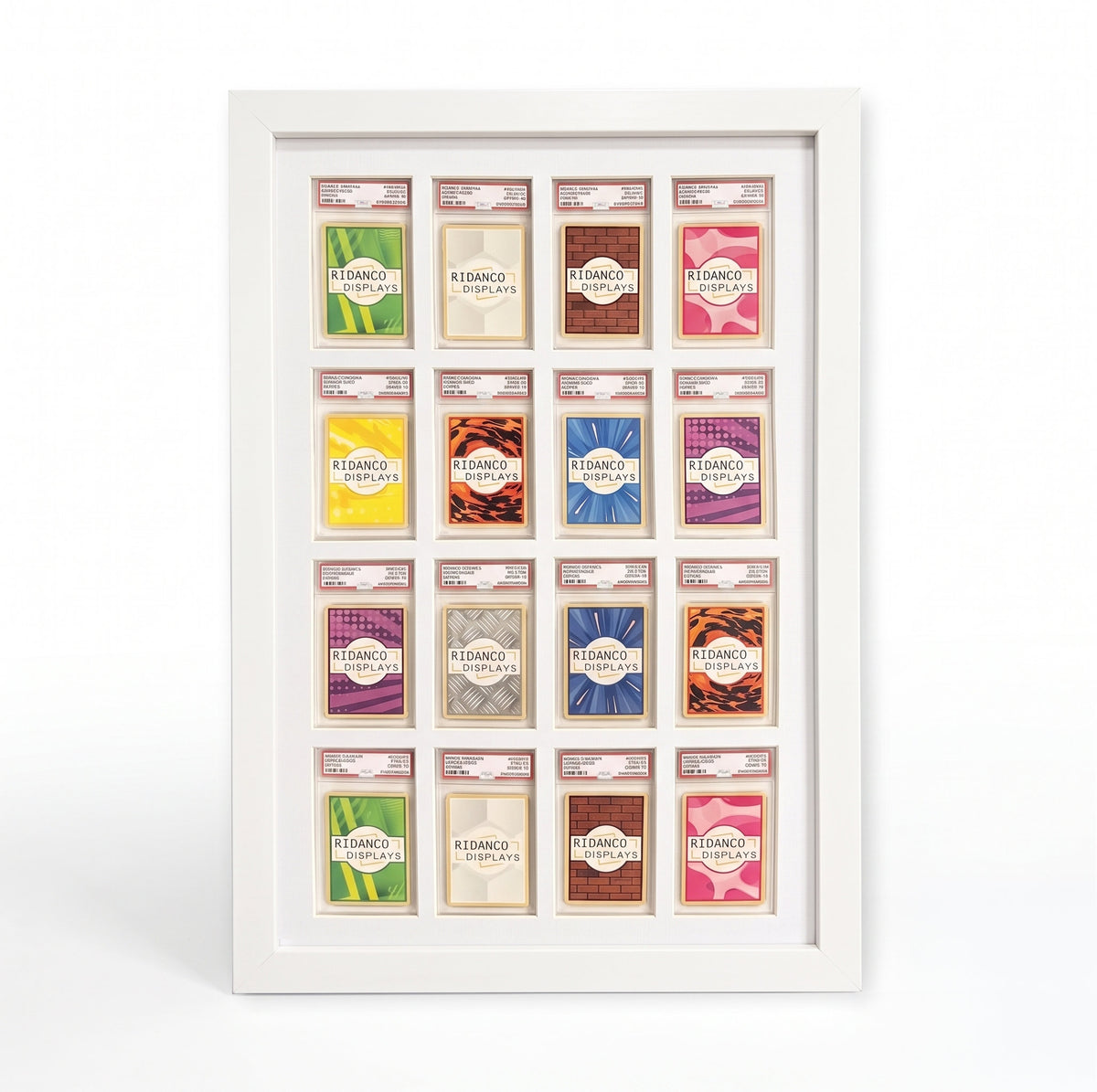 16 Graded Card Slab Frame | White, 39x29mm