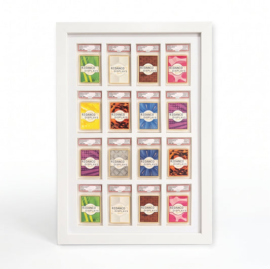 16 Graded Card Slab Frame | White